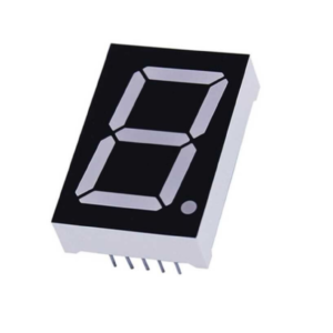 7 Segment 20mm Siyah Yüzey, Kırmızı Led Display - Ortak Katot