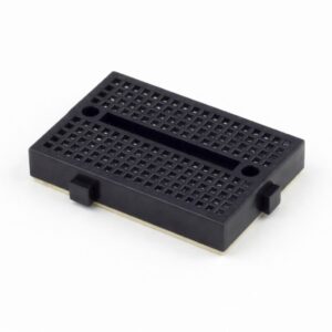 Siyah 170 Nokta Mini Yapışkanlı Breadboard 47x35mm