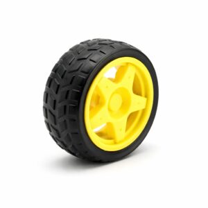 6V 250RPM TT Motor Uyumlu Sarı Robot Tekerleği