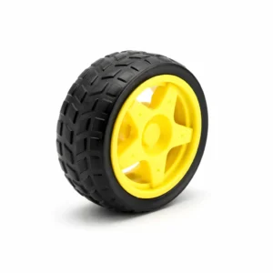 6V 250RPM TT Motor Uyumlu Sarı Robot Tekerleği