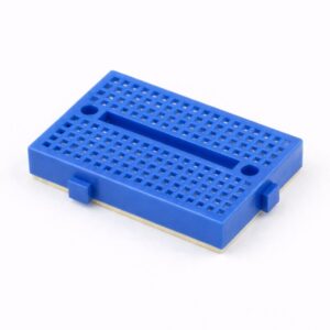 Mavi 170 Nokta Mini Yapışkanlı Breadboard 47x35mm Lehimsiz Prototip Kartı