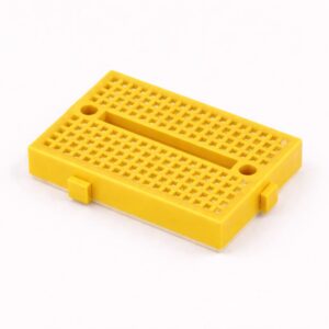 Sarı 170 Nokta Mini Yapışkanlı Breadboard 47x35mm Prototipleme Kartı