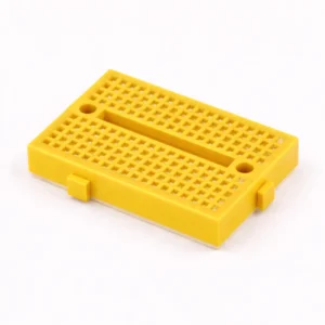 Sarı 170 Nokta Mini Yapışkanlı Breadboard 47x35mm Prototipleme Kartı
