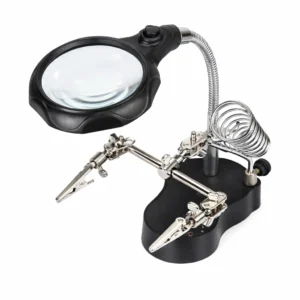 ZD-126-2 LED Işıklı Büyüteçli Kart ve PCB Tutucu