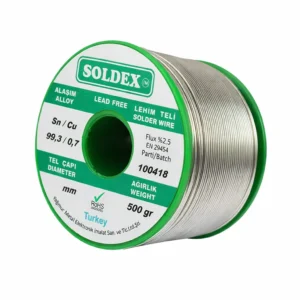 Soldex 1.20mm 500g Kurşunsuz Elektronik Lehim Teli
