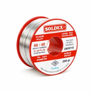 Soldex 0.75mm 200g 60/40 Elektronik Lehim Teli