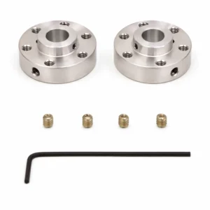 6.35mm Motor Mili İçin Alüminyum Bağlantı Aparatı Kaplin 2 Adet M3 Delikli