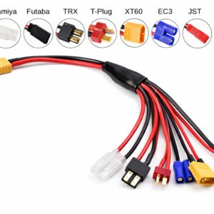 8in1 Çok Fonksiyonlu LiPo Şarj Ara Kablosu 14AWG