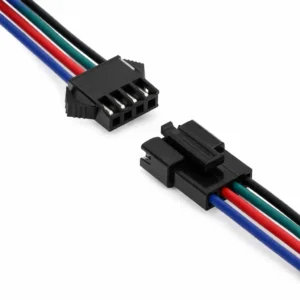 4 Pin JST SM Erkek Dişi Kablo Takımı 15cm Mandallı