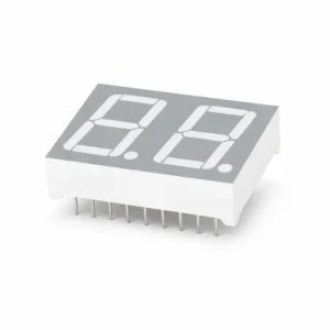 14mm 2 Haneli Ortak Anot 7 Segment LED Display Kırmızı Gri Yüzey