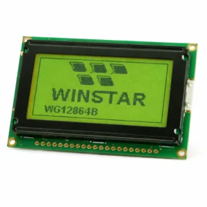 128x64 Yeşil Grafik LCD Ekran WG12864B-YYH-V