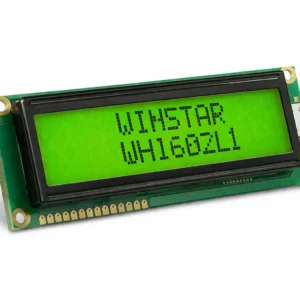 2x16 Geniş Yeşil Karakter LCD Ekran WH1602L1-YYH-JT