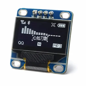 0.96 İnç 128x64 OLED Ekran SSD1306 I2C Beyaz