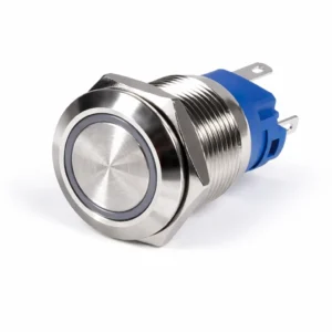 19mm LED’li Metal Anahtarlı Panel Buton 12V-24V