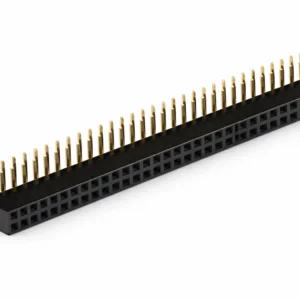 2.54mm 2x40 Çift Sıra Dişi Pin Header 90 Derece Konnektör