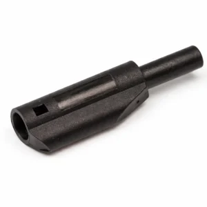 2mm Emniyetli İstiflenebilir Banana Jak Siyah