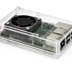 Raspberry Pi 4 Fanlı Şeffaf Kutu