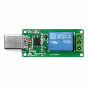 USB Kontrollü 5V Tek Kanallı Röle Modülü CH340 Seri Arayüzlü